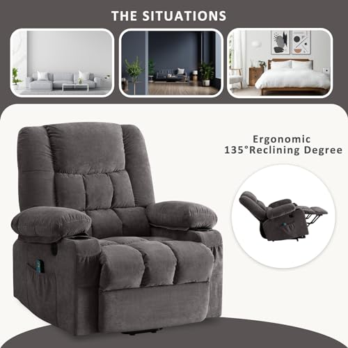 Power Lift Recliner Chair with Heat and Massage O5027