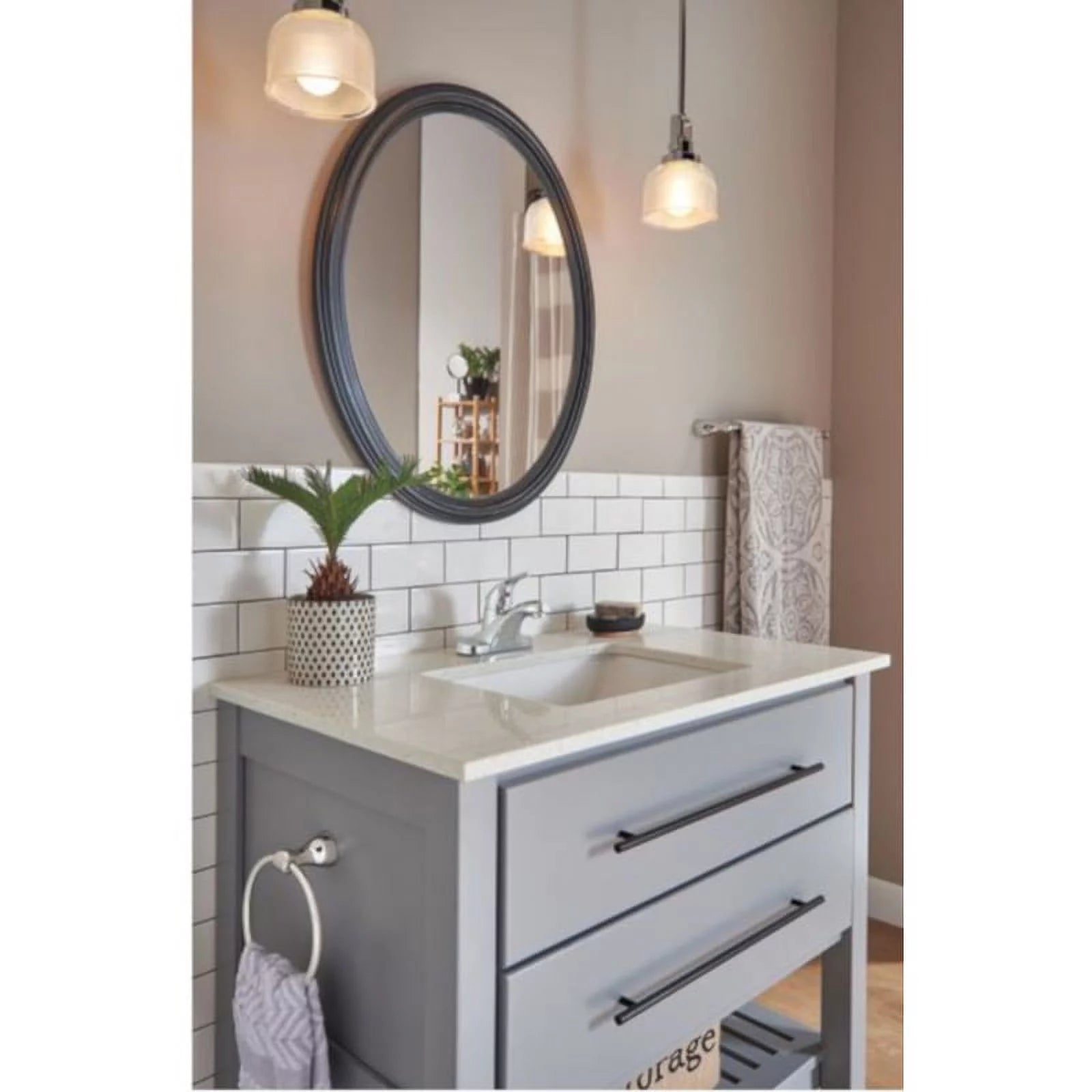 Chrome Single Handle Lavatory Pop-Up Faucet 4 in. H16931