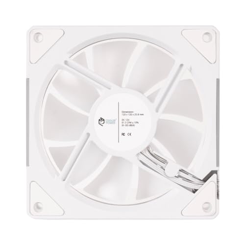Black 3 Pack 120mm RGB PC Fans N801752