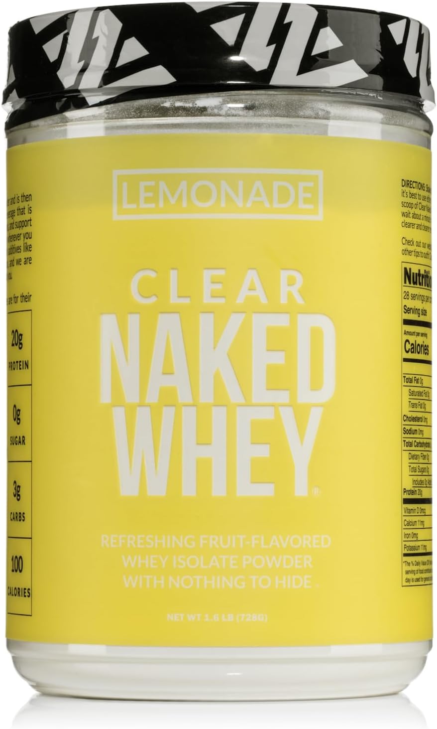 Clear Whey Protein Isolate, Lemonade, 28 Servings B87736
