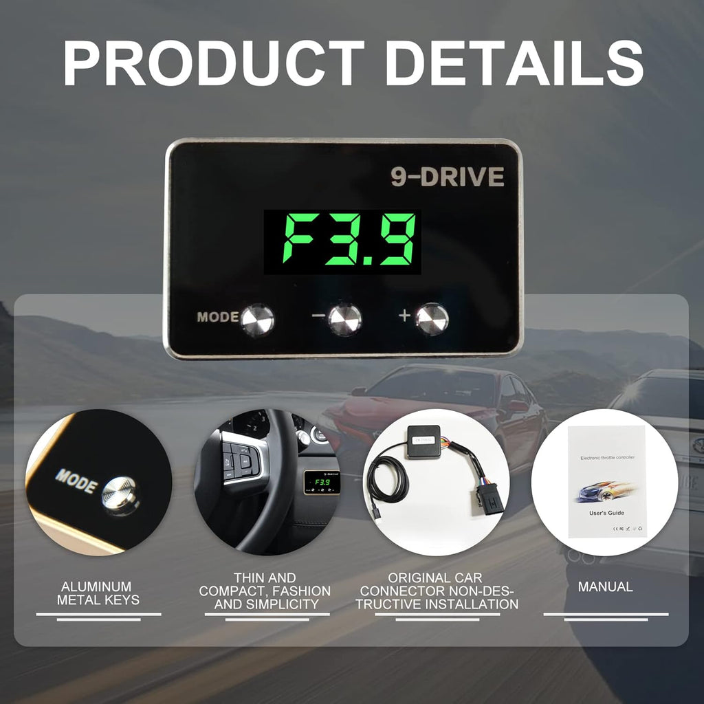 9 Drive Modes Racing Accelerator Tuning Parts Pack of 2 N483786