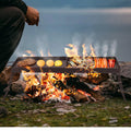 Folding Campfire Grill with Steel Mesh Grate L345922