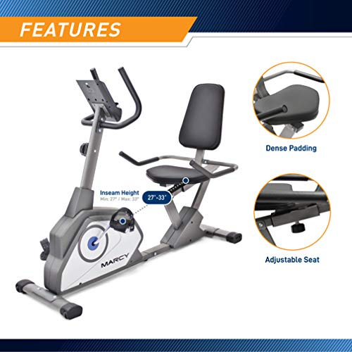 Magnetic Recumbent Exercise Bike with 8 Resistance Levels F98470
