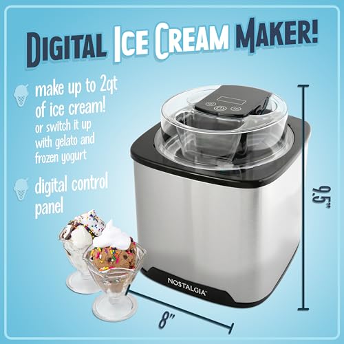 2-Quart Electric Ice Cream Maker with Digital Controls Z206546