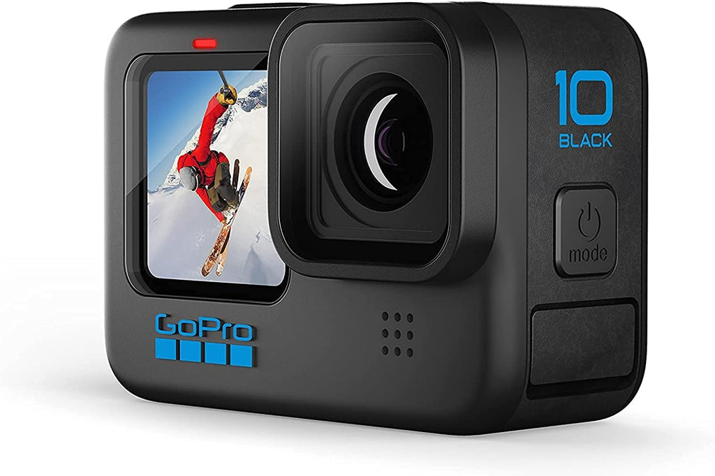 HERO10 Black Camcorder with 64GB microSD, 2 Batteries, Charger, Underwater Housing, LED Light Kit, Carry Case K3443