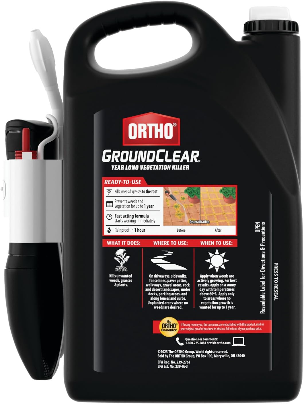 Year Long Vegetation Killer with Comfort Wand, 1 gal. T256646