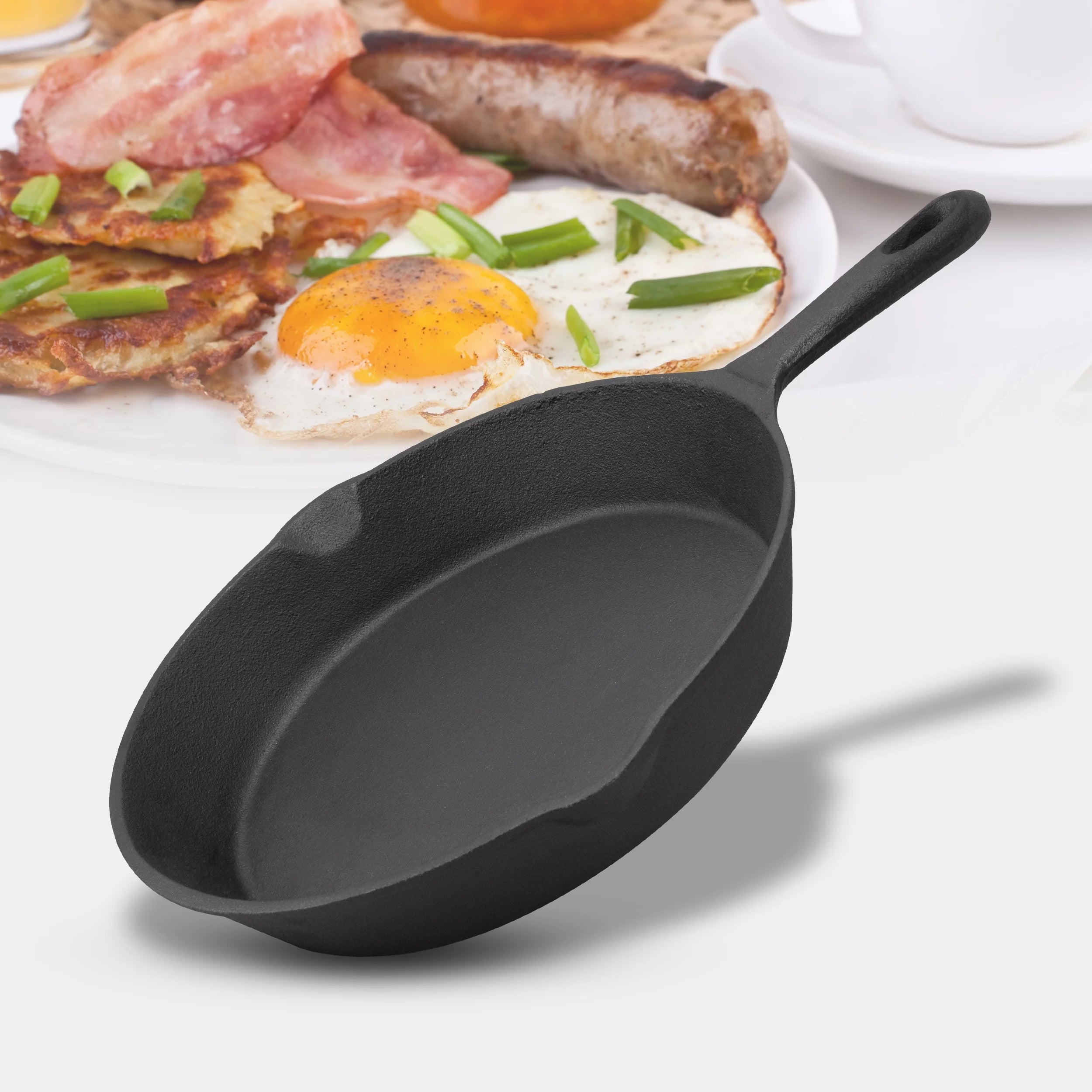 3 Pc Cast Iron Skillet Set I784319