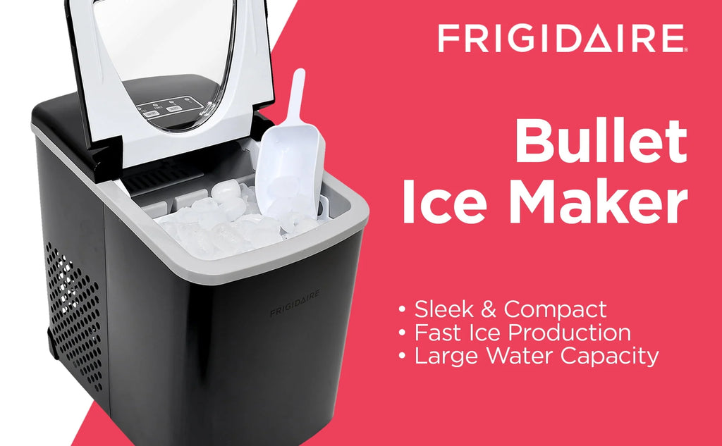 26 lb. Countertop Ice Maker Black Stainless Steel K45180