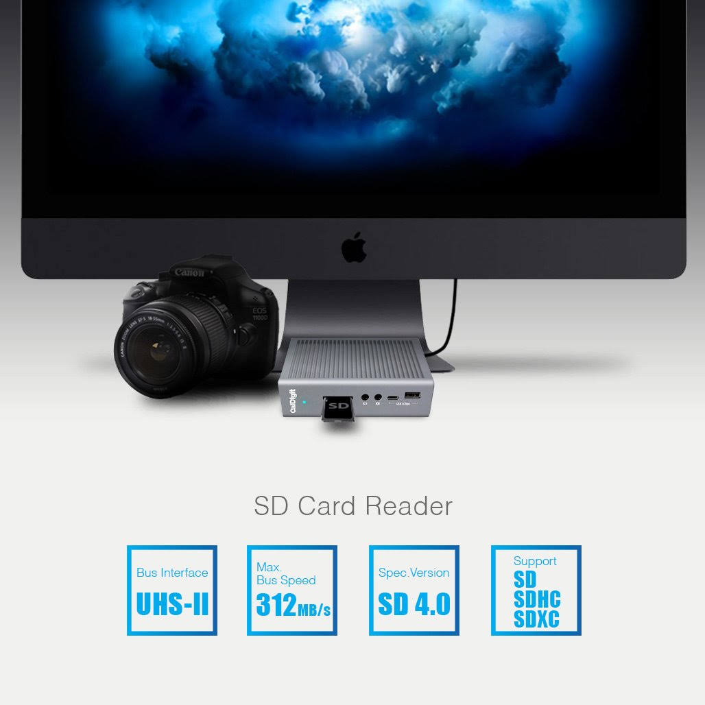 Thunderbolt Station 3 Plus Docking Station with 15 Ports and 0.7m Passive Cable, Space Gray V116