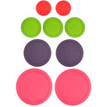 Replacement Lids 1 Cup Green 2 Cup Orange 4 Cup Blue 6/7 Cup Red O132