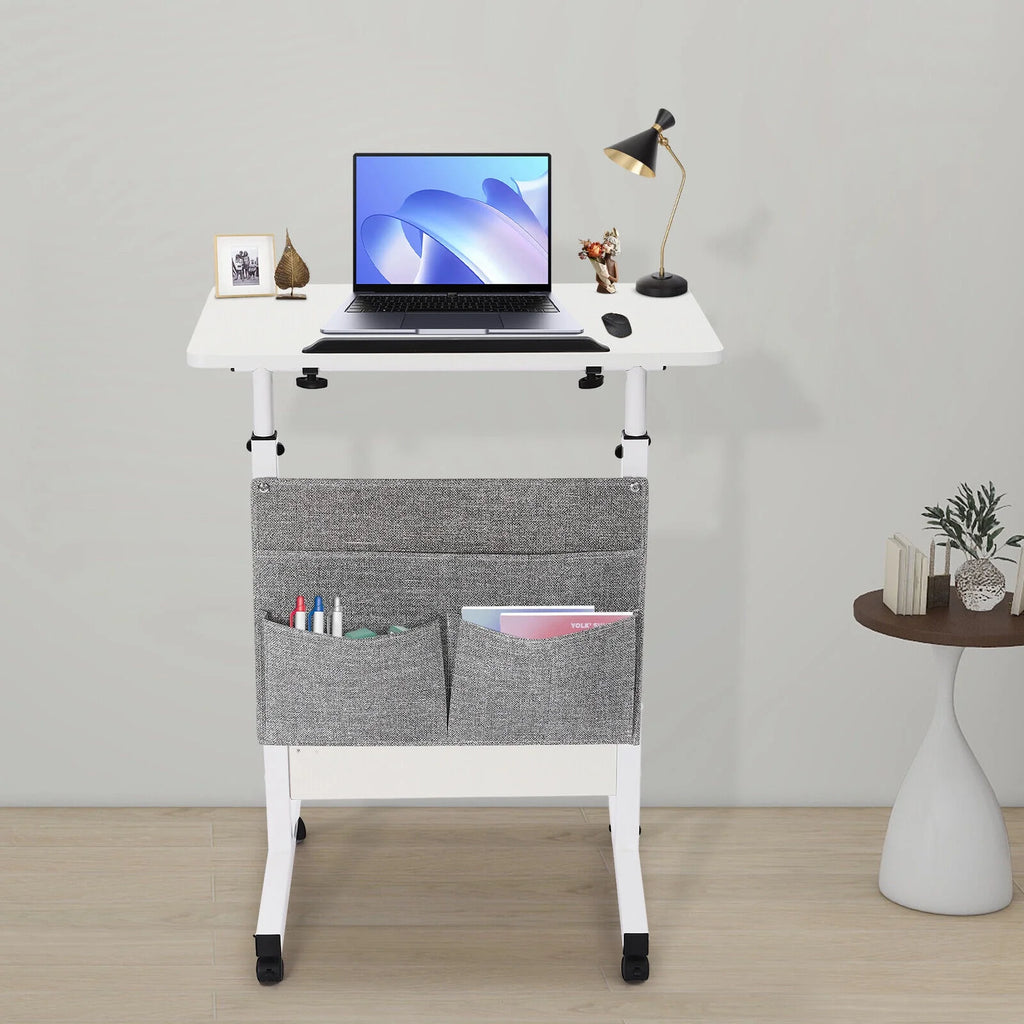Adjustable Height Rolling Laptop Desk B878748
