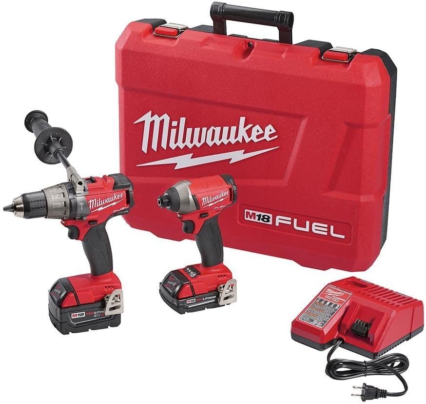 18V Li-Ion Hammer Drill Impact Driver Combo Kit E3932