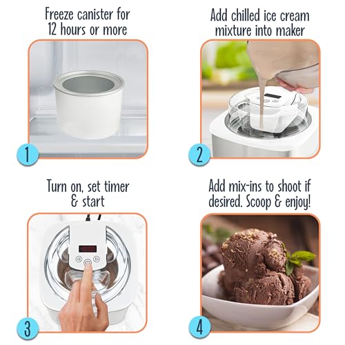2-Quart Electric Ice Cream Maker with Digital Controls Z206546