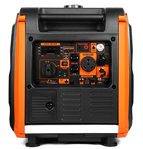 6800-Watt Dual Fuel Electric Start Portable Inverter Generator R7476
