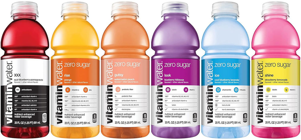ZERO Sugar Flavored Drinking Water with Vitamins, Pack of 12 L274702