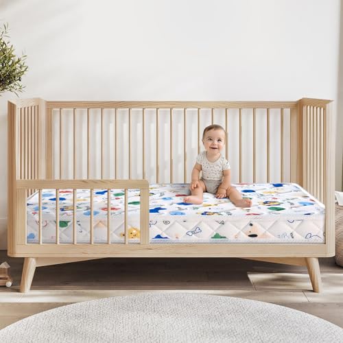 52" x 27.6" x 5" Firm Breathable Hypoallergenic Crib Mattress J519675
