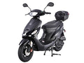 49cc/50cc Gas Street Legal Scooter Moped Sporty Black B452074