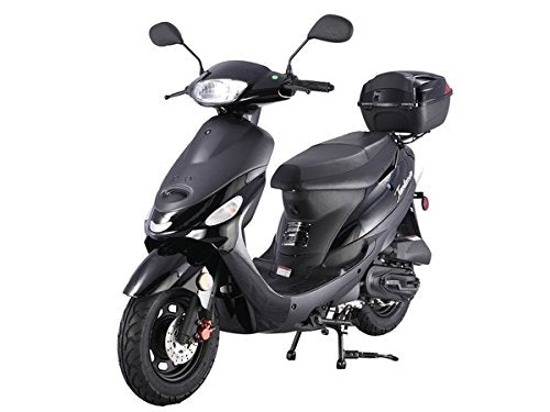 49cc/50cc Gas Street Legal Scooter Moped Sporty Black B452074