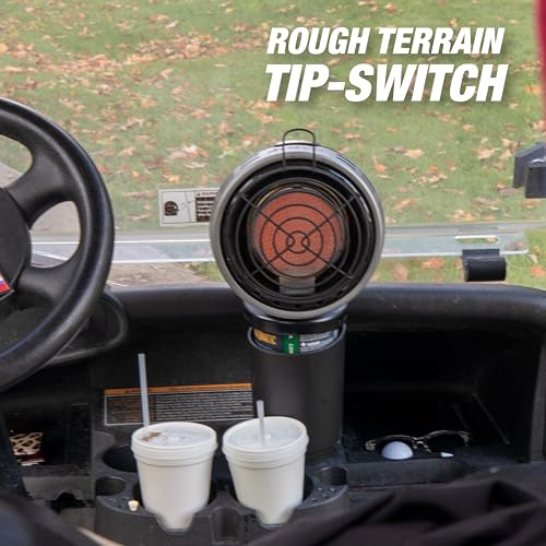 Silver and Black Golf Cart Heater L7231