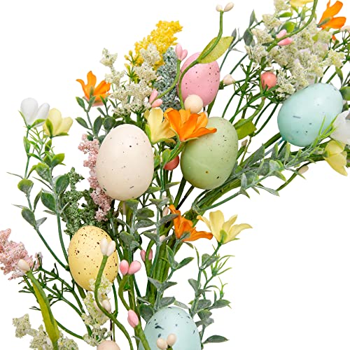 18 inch Artificial Easter Egg Wreath L985