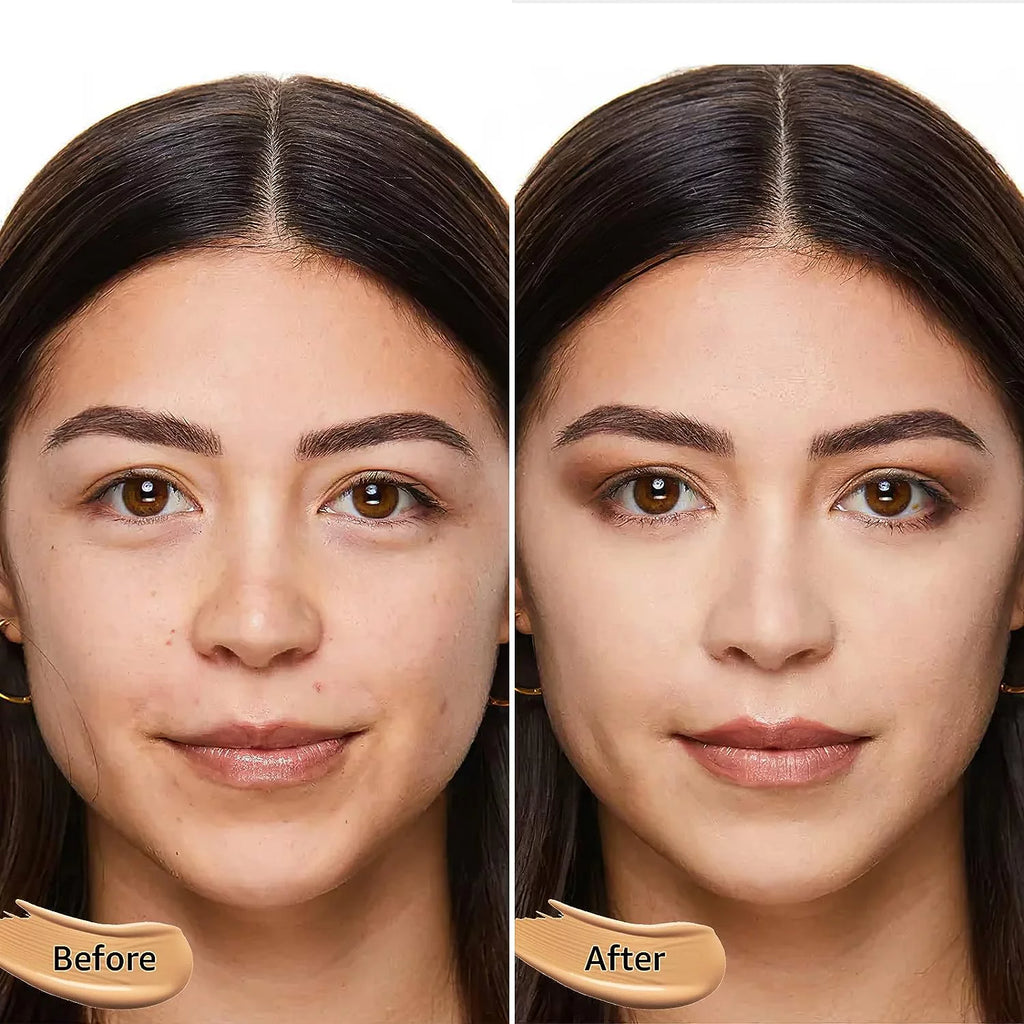 Mushroom Head Air Cushion CC Cream Foundation Makeup Moisturizing Concealer Long-Lasting Cushion Foundation Full Coverage Self Adjusting for Mature Skin A731682