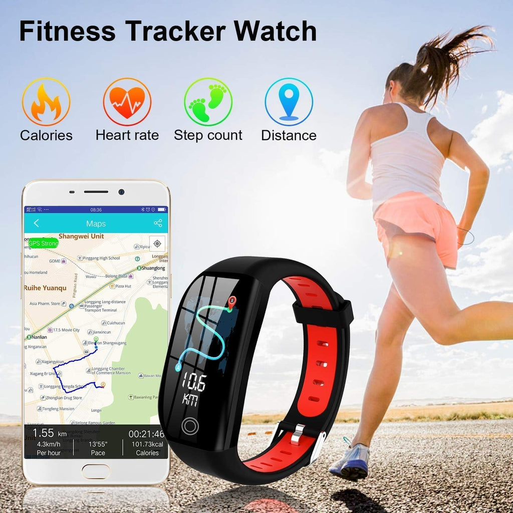 Fitness Tracker Watch with Heart Rate Monitor, SpO2, Sleep Tracker, IP68 Waterproof I689649