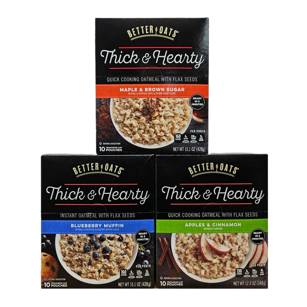 Thick & Hearty Instant Oatmeal Sample Pack T20194