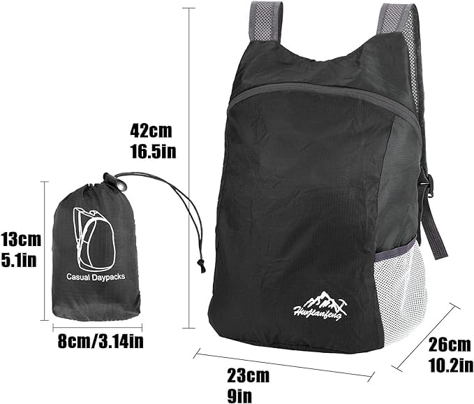 20L Ultralight Foldable Backpack Hiking Rucksack Water Resistant Travel Daypack C17096