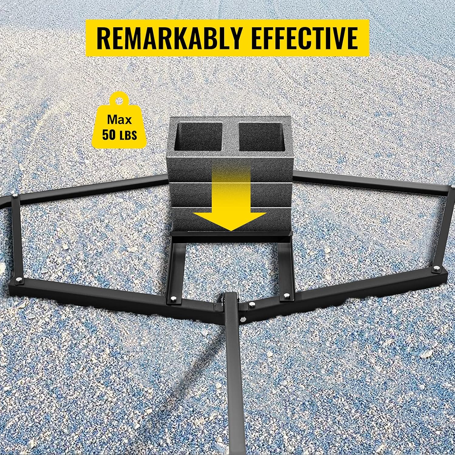 66" Width Tow Behind Steel Driveway Drag Harrow T361766