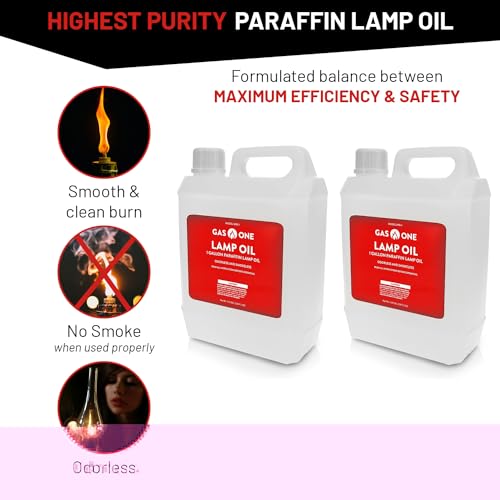 1 Gallon (128oz) Clear Liquid Paraffin Lamp Oil Z3472
