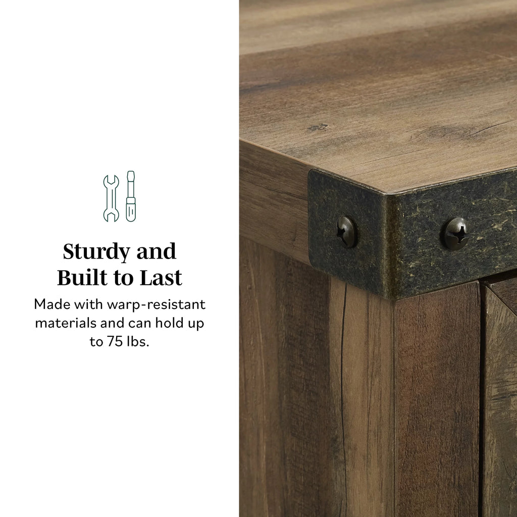 Reclaimed Barnwood Accent Cabinet I481