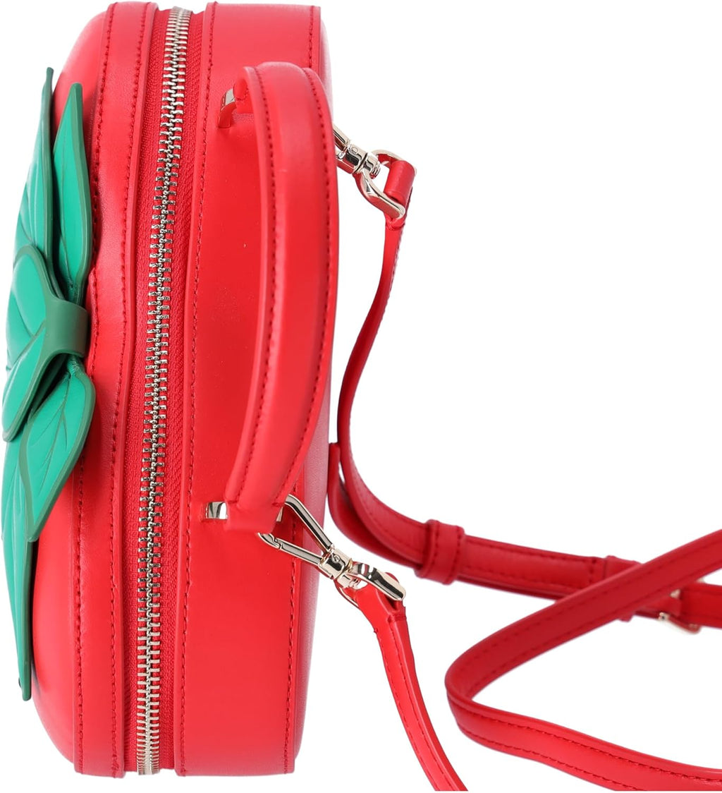 3D Strawberry Crossbody Puffy Leather Bag S651984