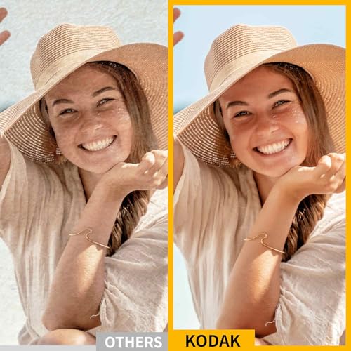 White Portable Photo Printer (2.1x3.4 inches) 8 Sheets + 60 Sheets Bundle Y997
