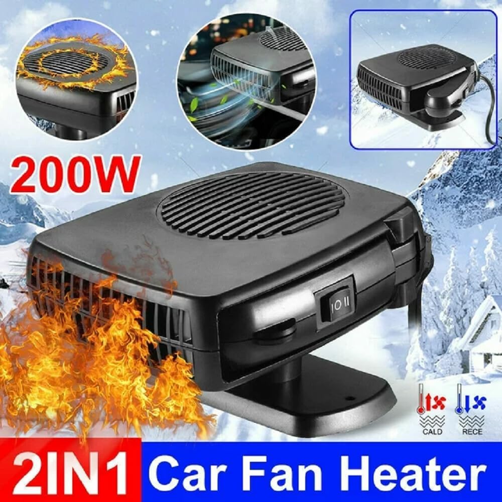 200W Portable Car Heater with Cigarette Lighter Plug T50248