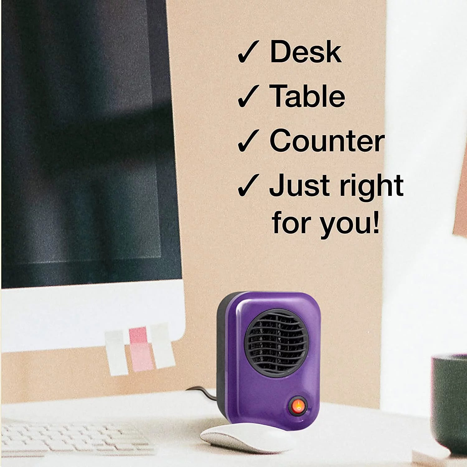 Purple Mini Space Heater L51717