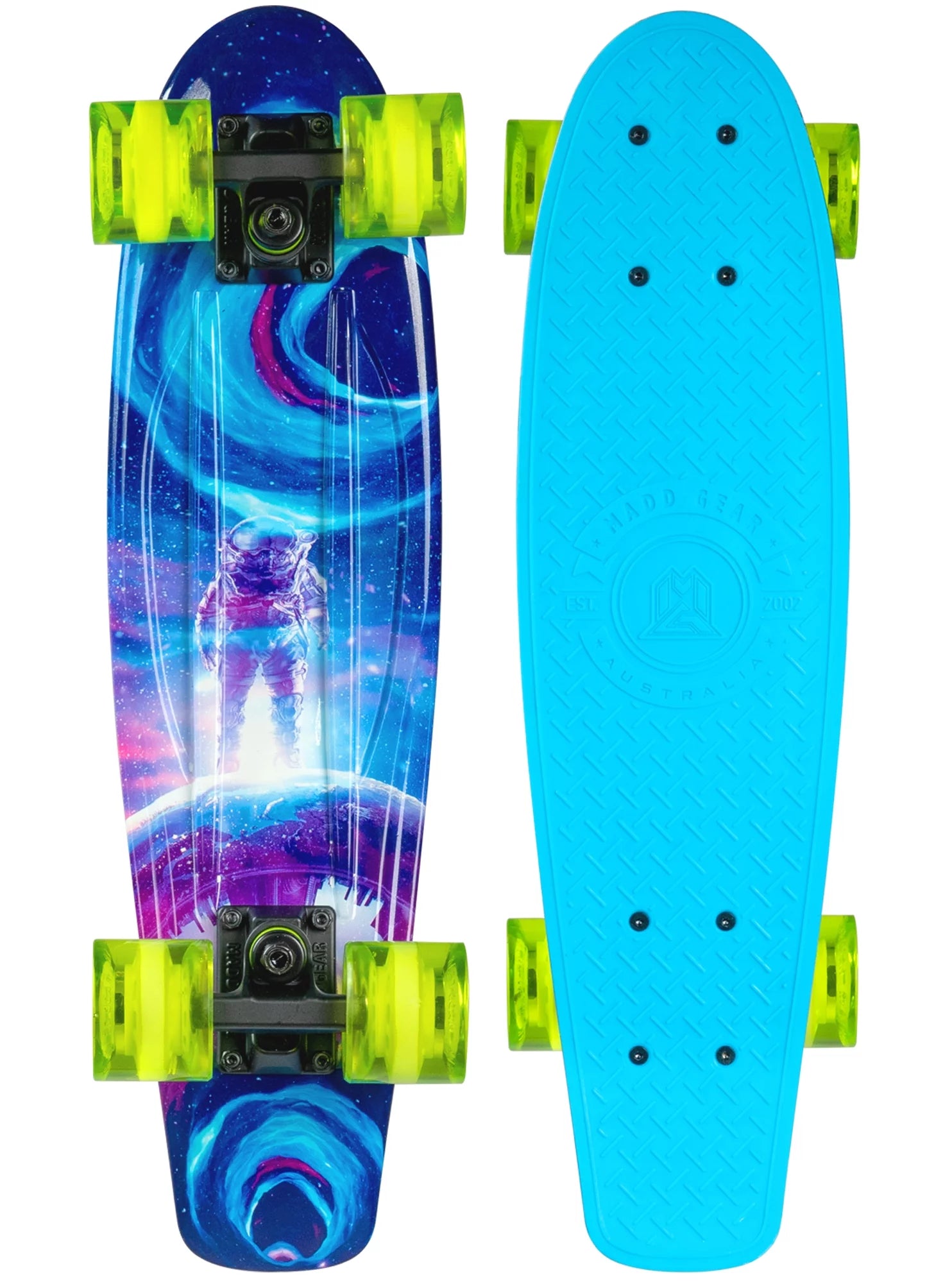 22" Retro Mini Cruiser Skateboard with 62 mm Wheels D39843