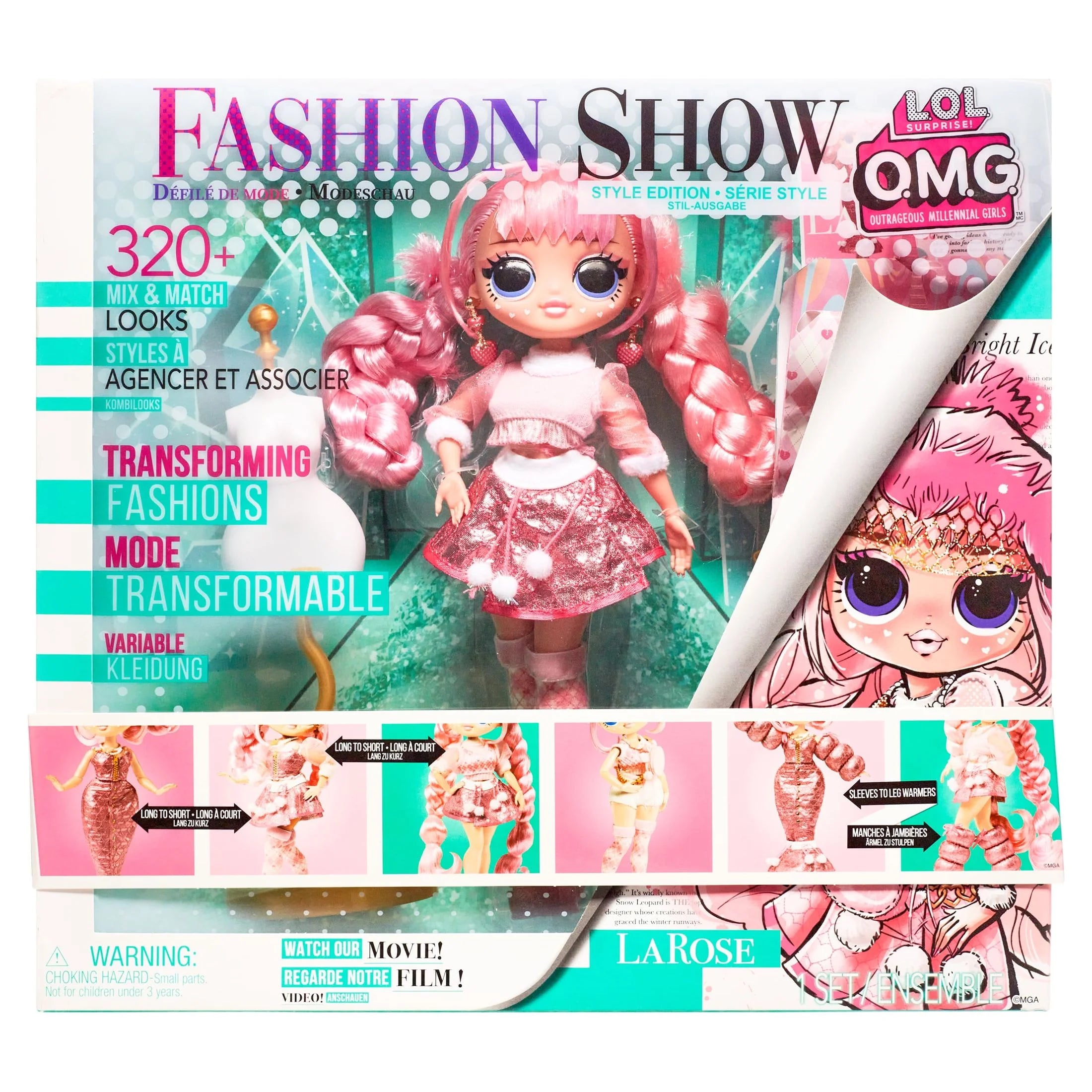 Fashion Doll with 320+ Fashion Looks K711