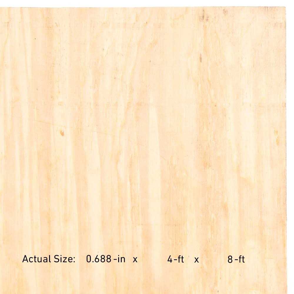 23/32-in x 4-ft x 8-ft Douglas Fir Plywood Sheathing Q3756