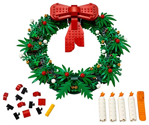 Christmas 2-in-1 Wreath with Big Red Bow and Advent T940200