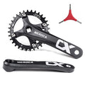 Single Speed Square Taper Crankset 170mm 104BCD 32T Narrow Wide Tooth Black Chainring Y150605
