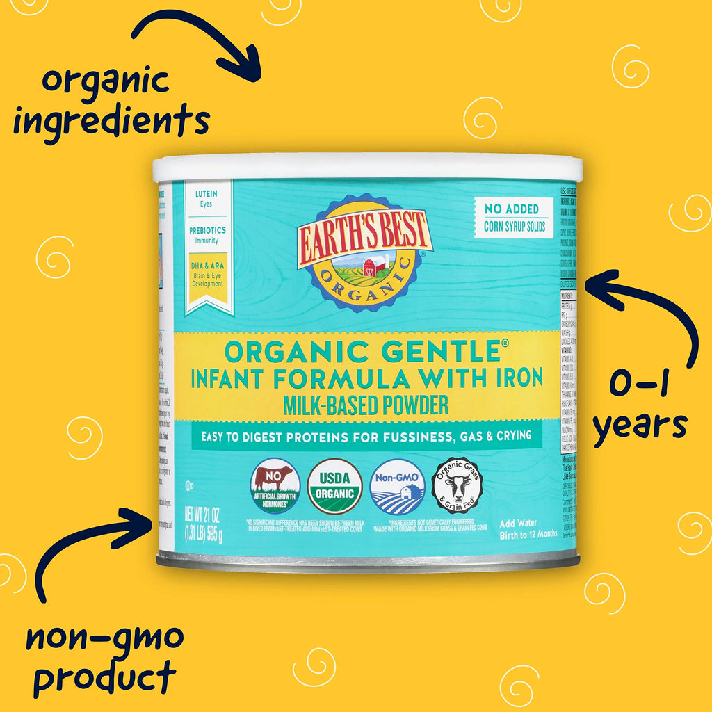 21 oz Organic Baby Formula with Iron P7508