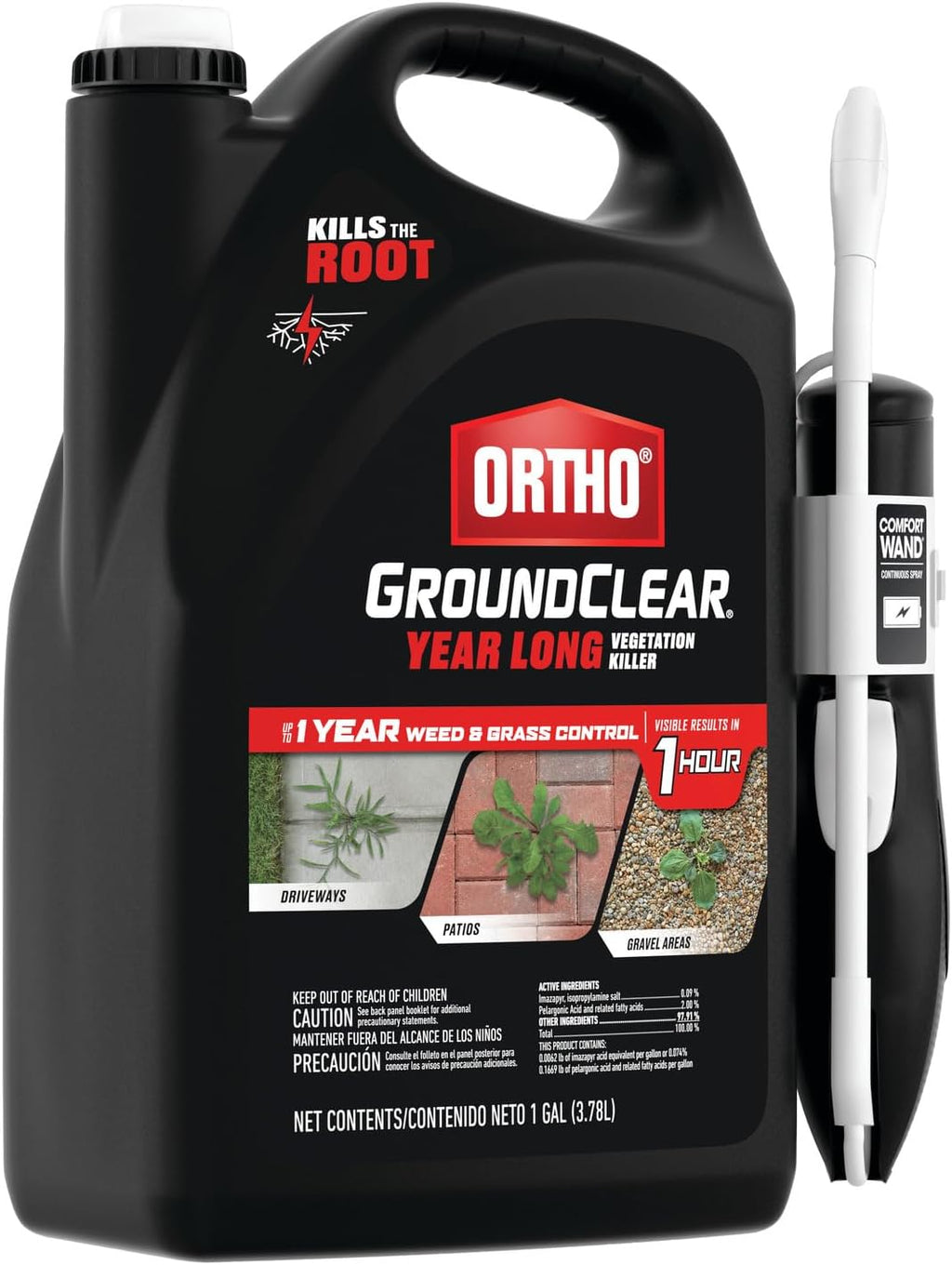 Year Long Vegetation Killer with Comfort Wand, 1 gal. T256646