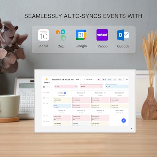 10.1 Inch Smart Digital Calendar Planner & Chore Chart, IPS HD Touchscreen Interactive Display Q64383