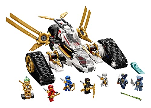 LEGO NINJAGO Ultra Sonic Raider Building Kit with Plane and Motorcycle, 7 Minifigures Z27769