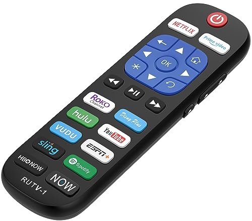 Backlit Roku Remote Replacement for Roku Players and Roku TV F520442