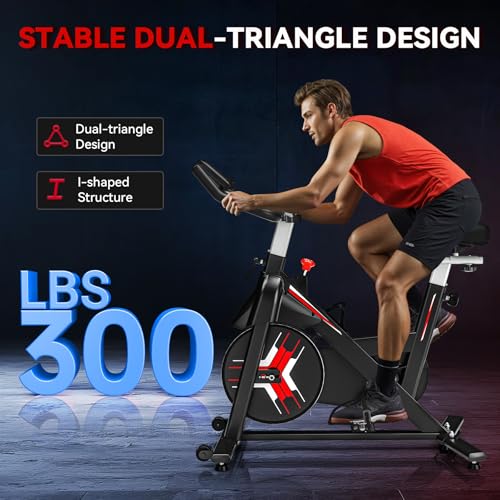 Whisper Quiet Indoor Stationary Exercise Bike V69723