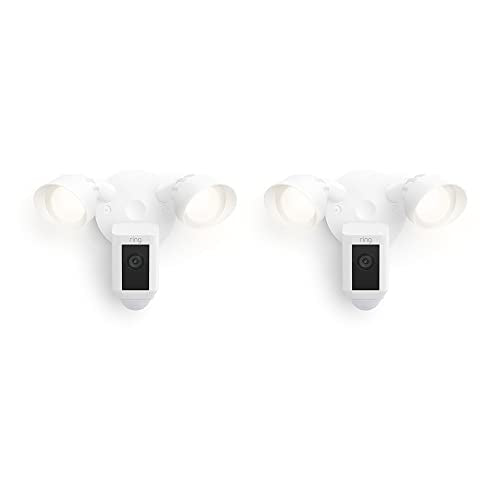 White Floodlight Cam with motion-activated 1080p HD video Y5903