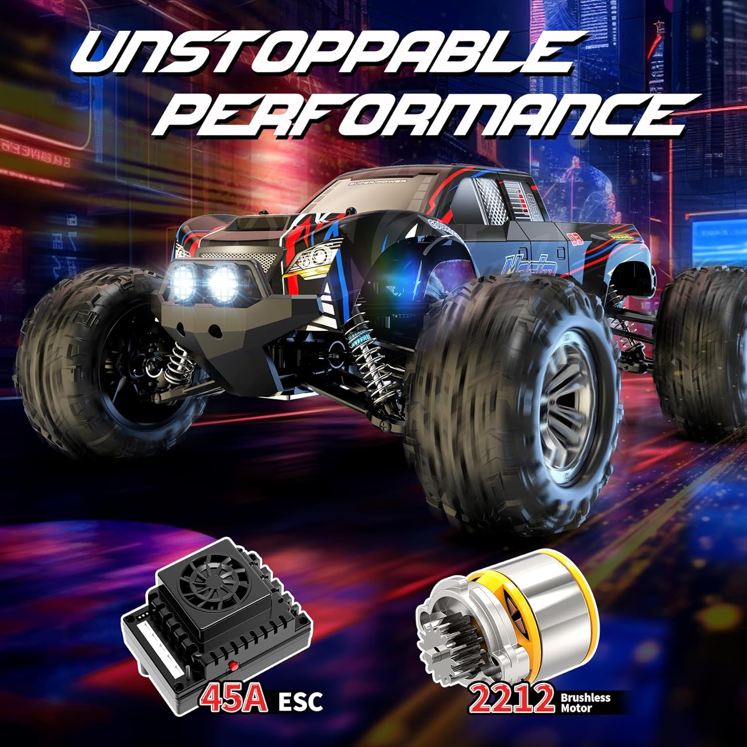 1:10 Scale Brushless High Speed Rc Car T6144
