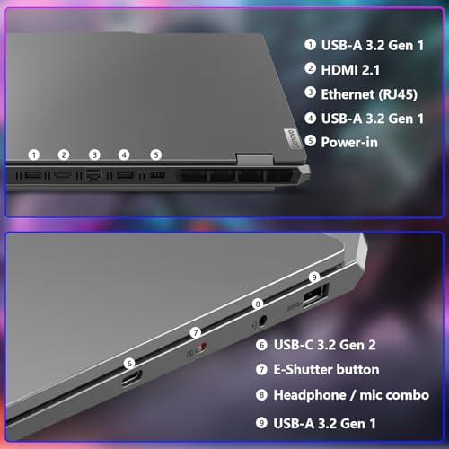 15.6 FHD 144Hz IPS Display Gaming Laptop with 64GB DDR5 RAM and 2TB SSD E863