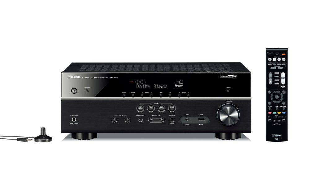 Black 7.2 Channel AV Network Receiver I695704